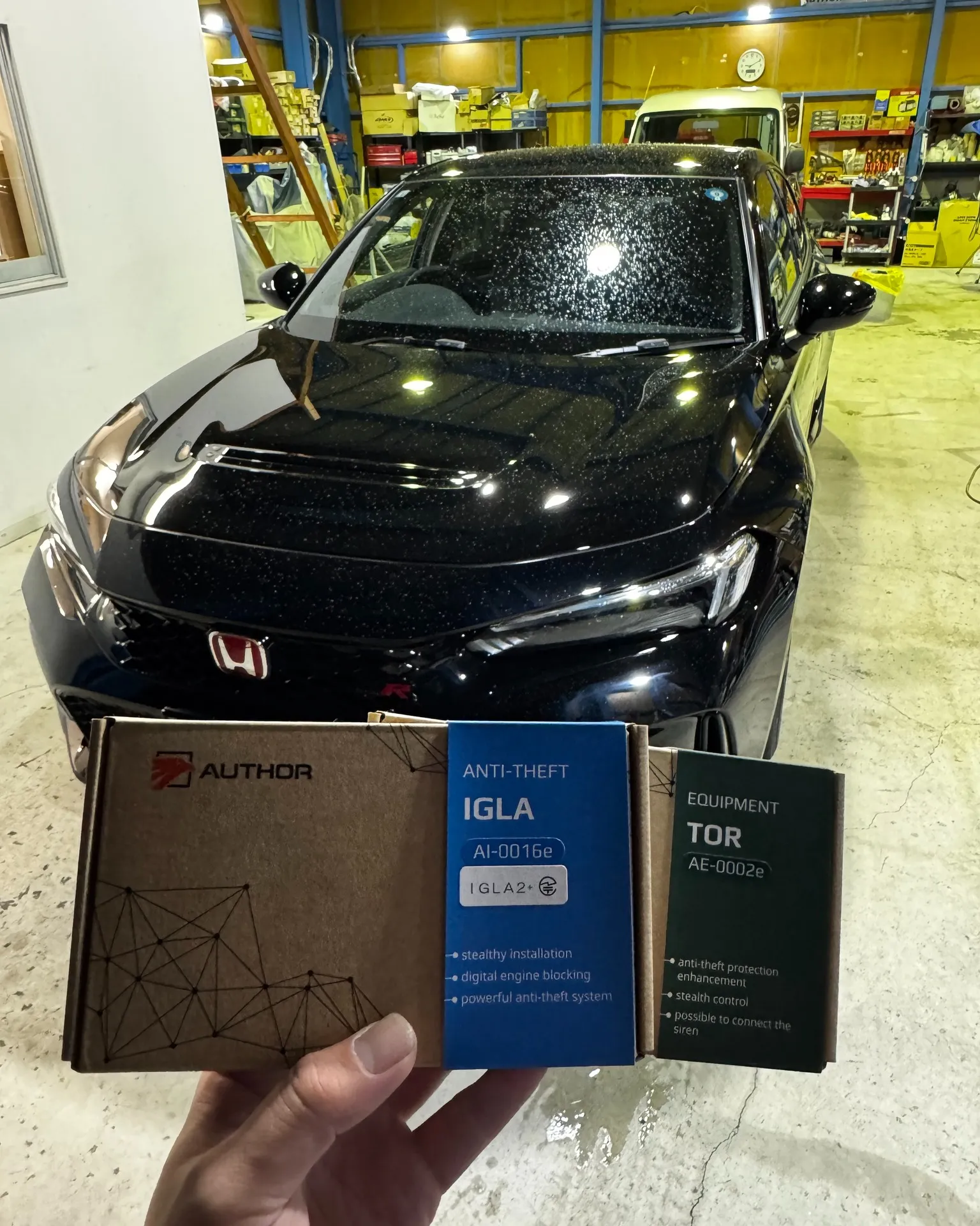 【シビック TYPE R｜セキュリティ＆電装品カスタム】