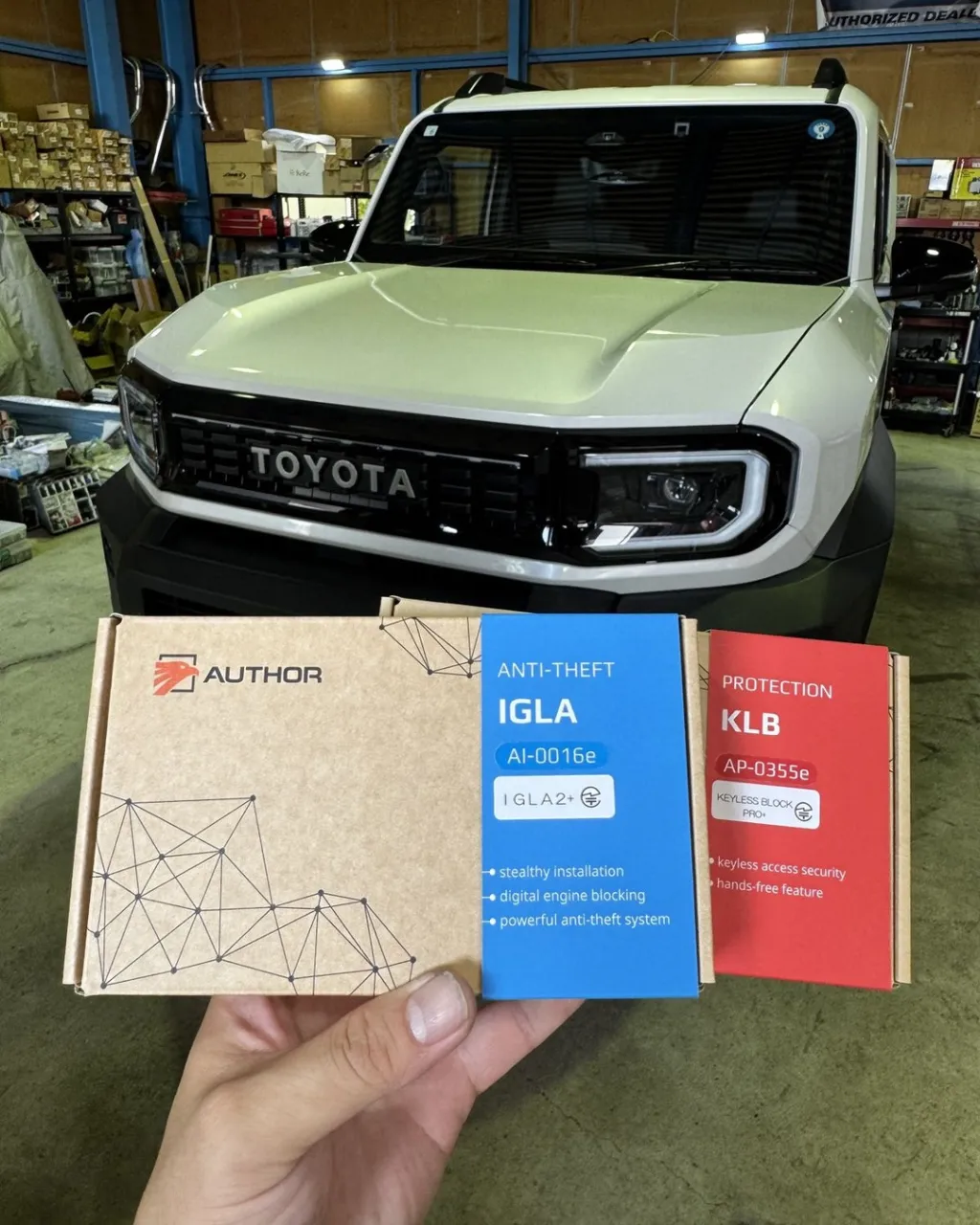 ランドクルーザーFJに、盗難対策を取り付けました🚗